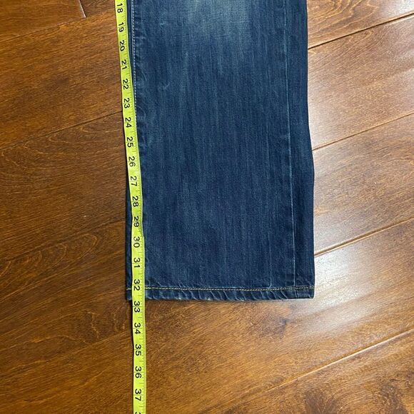 Ecko Unltd. Vintage Y2K Straight Leg Distressed Denim Blue Jeans Size 38 x 32 - Picture 8 of 10